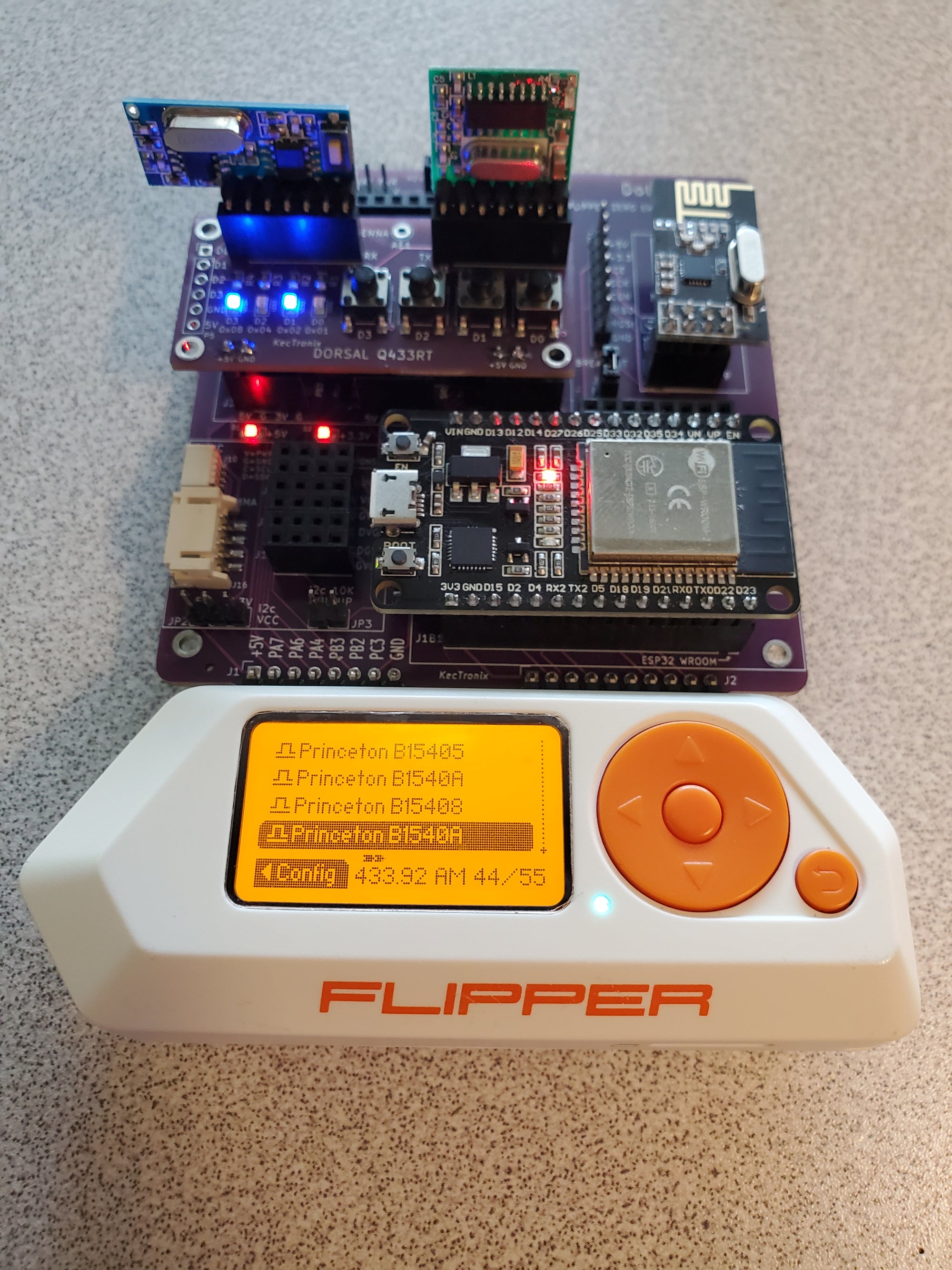Testing and Prototyping boards and modules for Flipper Zero KecTronix