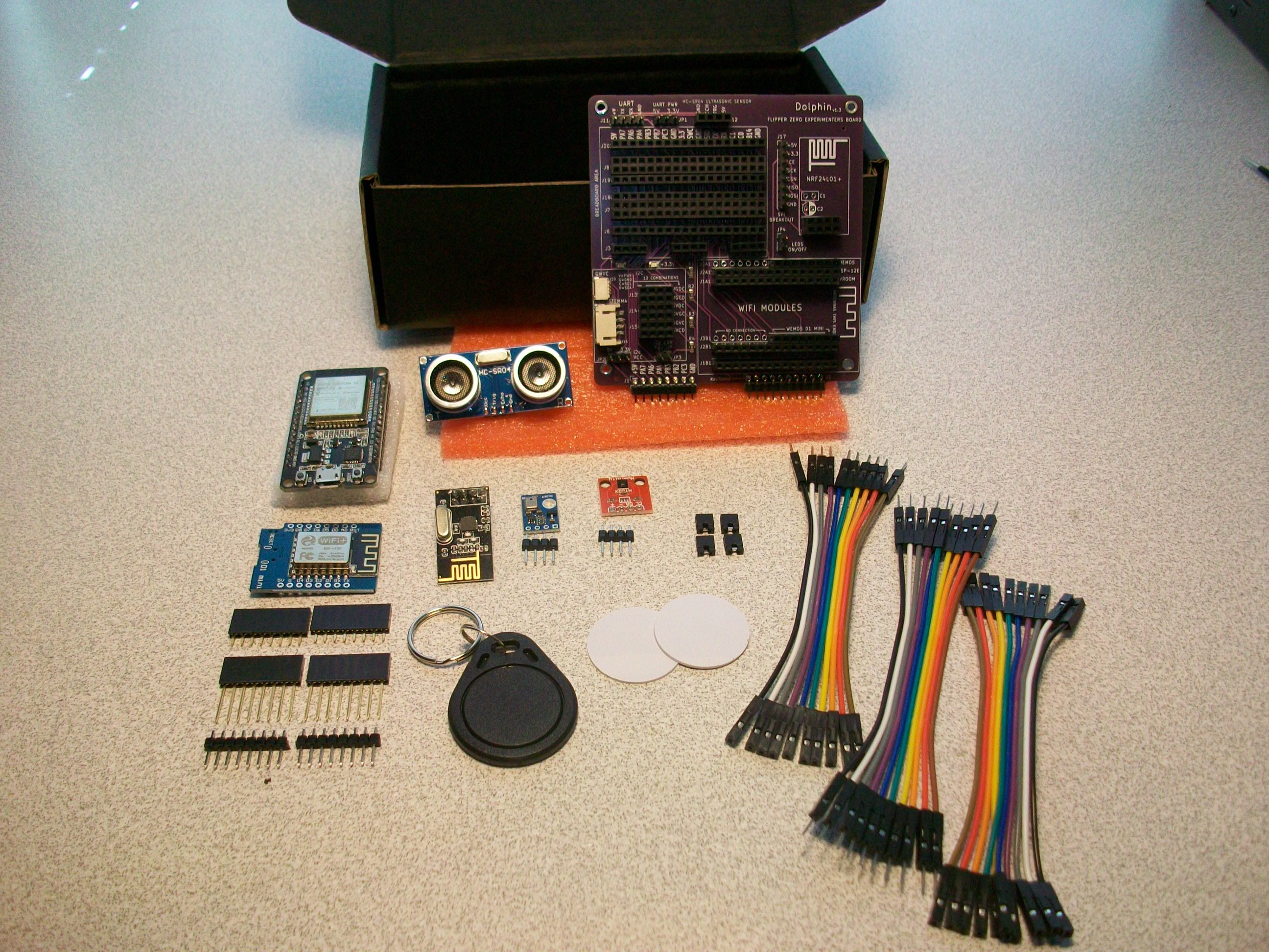 Dolphin experimenters kit for testing and prototyping. Designed
